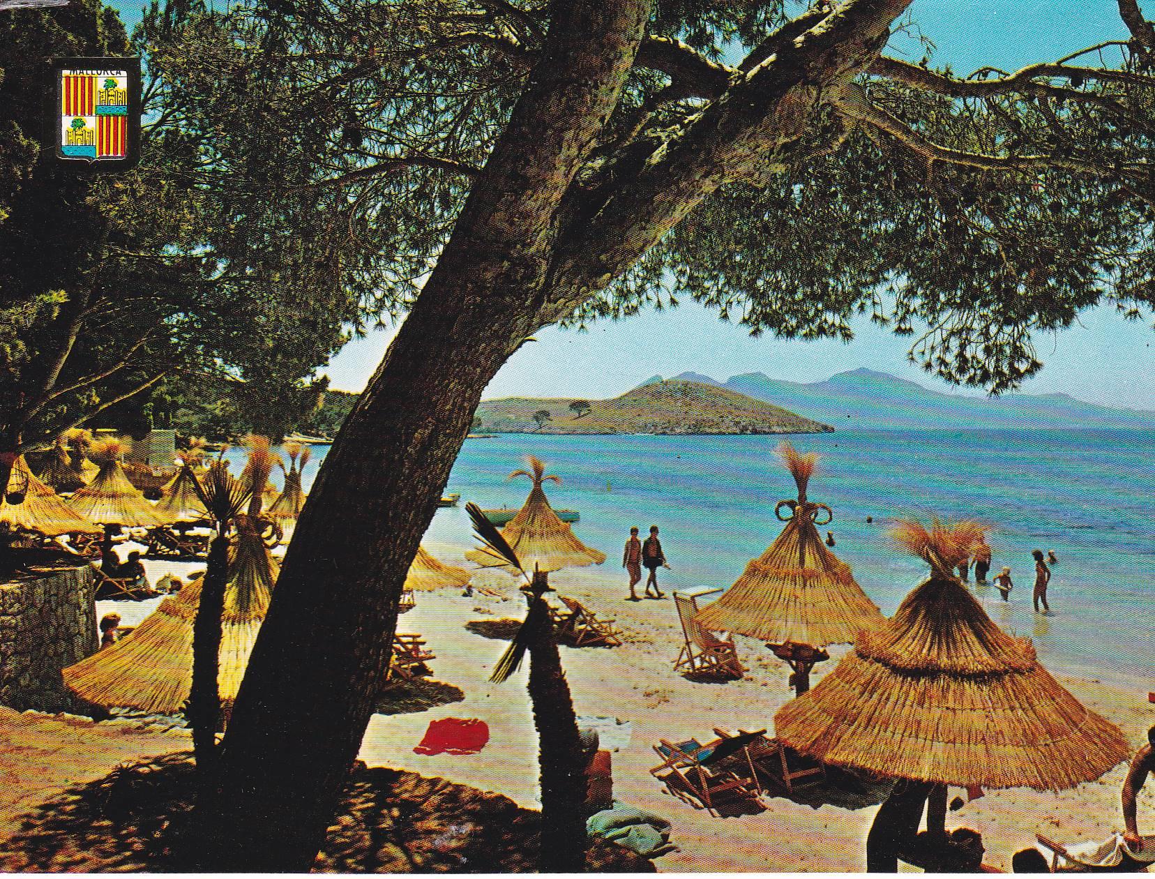 POSTAL B9207: MALLORCA: POLLENSA. PLAYA FORMENTOR