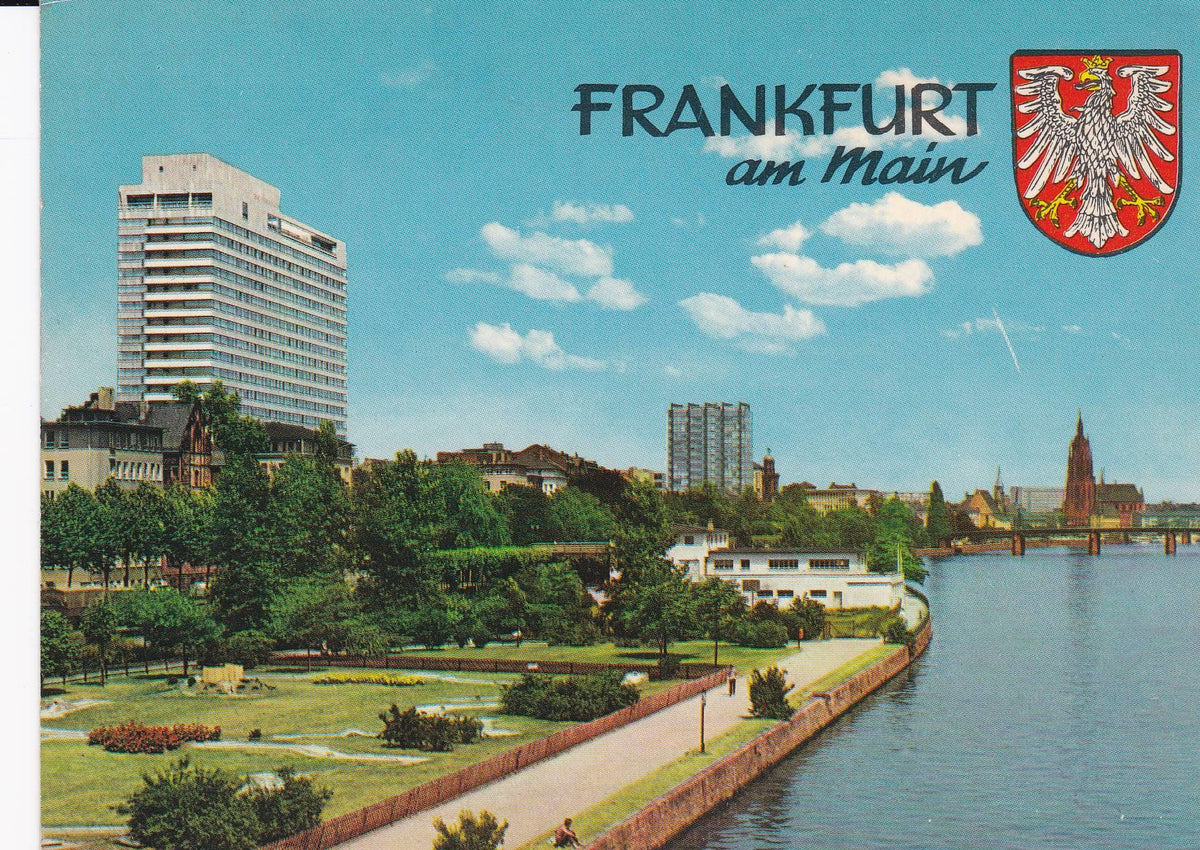 POSTAL B9213: FRANKFURT: DIVERSOS ASPECTOS
