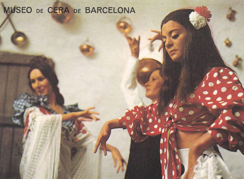 POSTAL B9226: MUSEO DE CERA BARCELONA. CUEVA GITANA