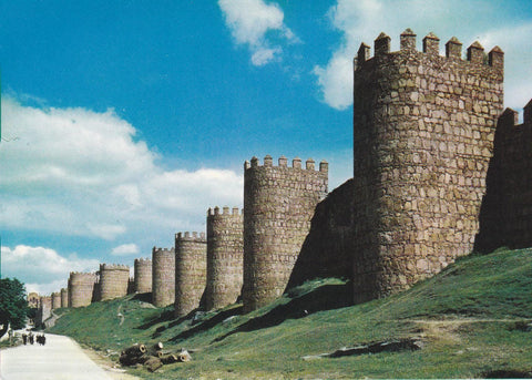 POSTAL B9243: AVILA: VISTA MURALAS