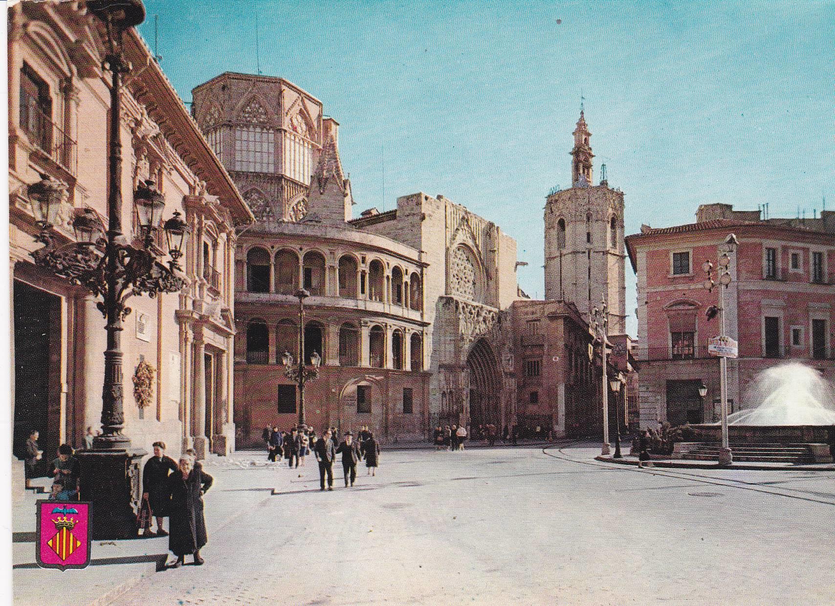 POSTAL B9257: VALENCIA: PLAZA DE LA VIRGEN