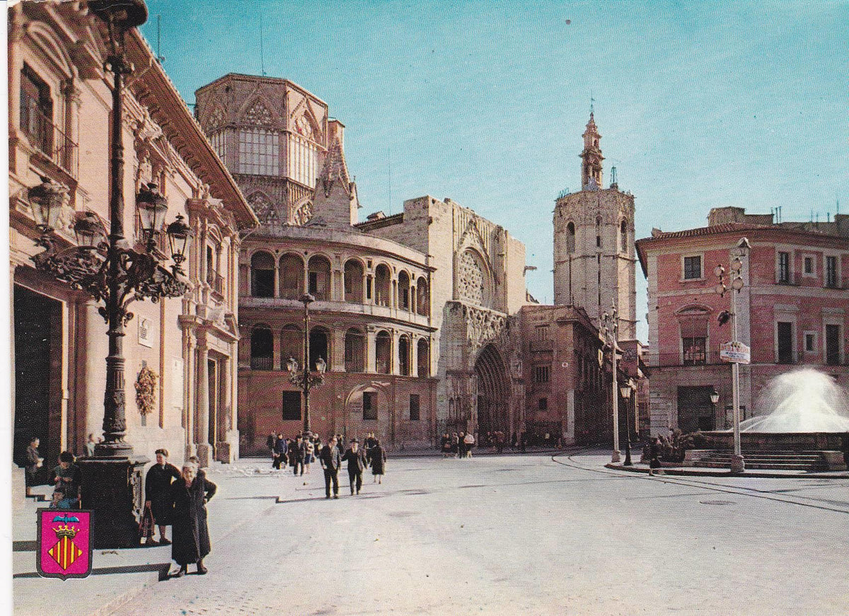 POSTAL B9257: VALENCIA: PLAZA DE LA VIRGEN