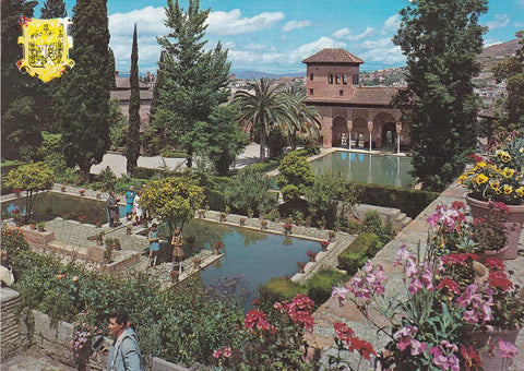 POSTAL B9259: GRANADA: TORRE DE LAS DAMAS