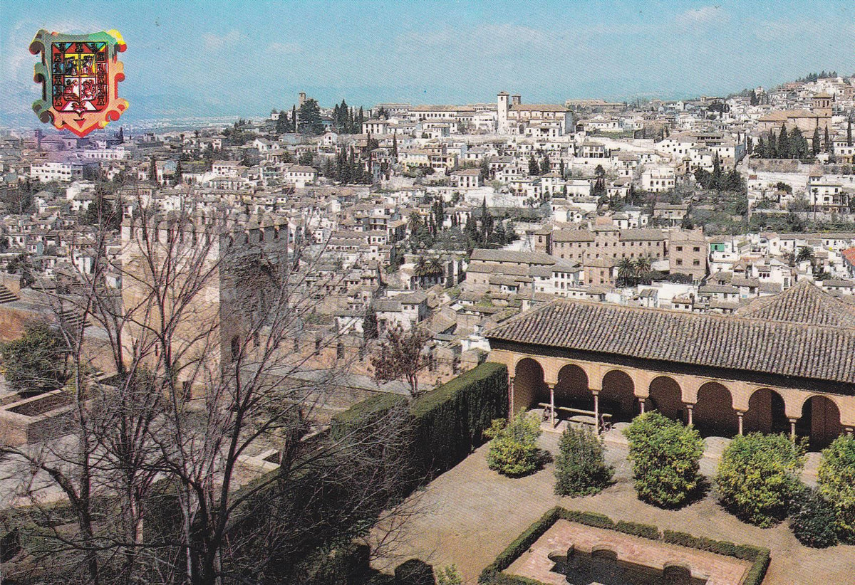 POSTAL B9263: GRANADA: LA ALHAMBRA. PATIO MACHUCA