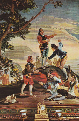 POSTAL B9268: El Escorial: Tapiz El juego de la cometa de Goya