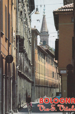 POSTAL B9281: BOLOGNA: VIA S. VITALE