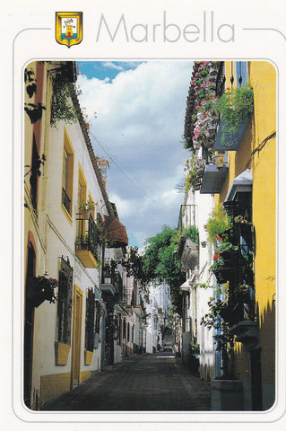 POSTAL B9299: MARBELLA: CALLE TIPICA
