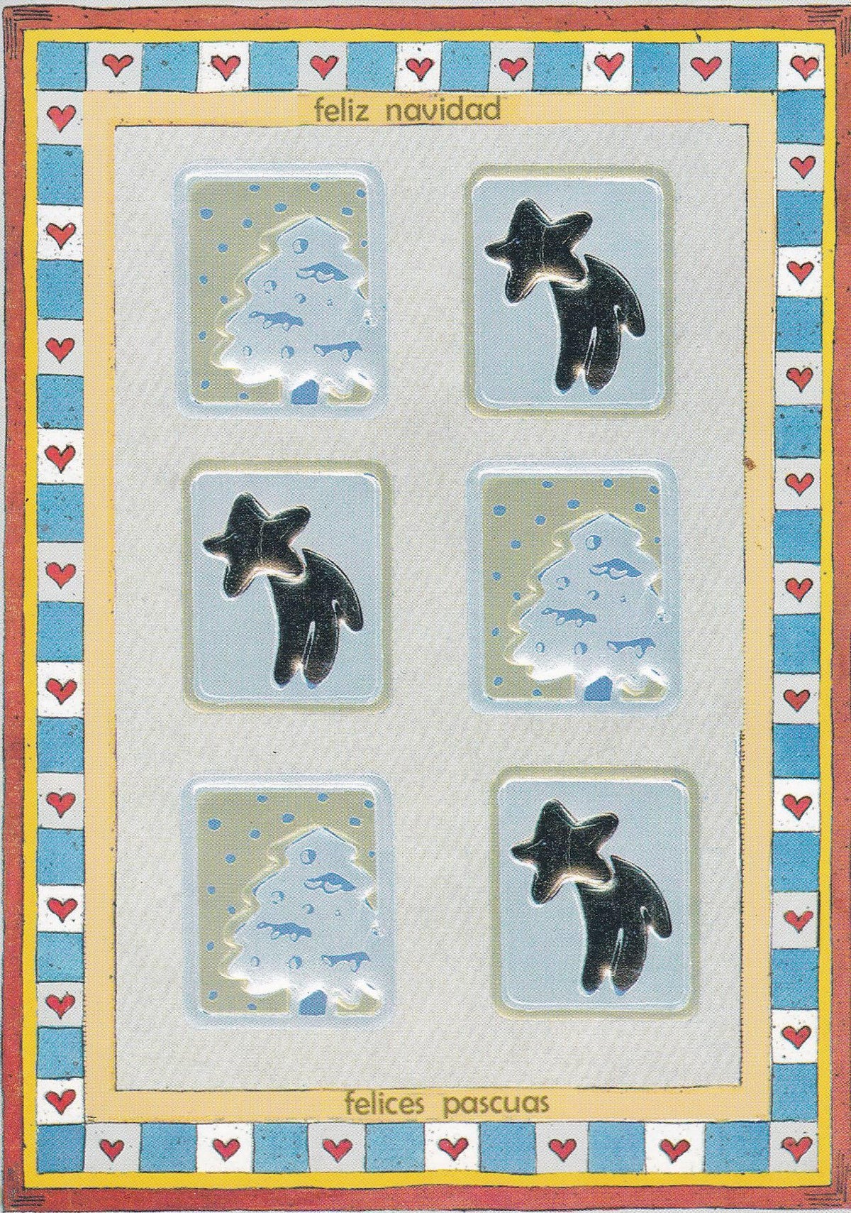 POSTAL B9331: POSTAL NAVIDEÑA MANOS MUNDI