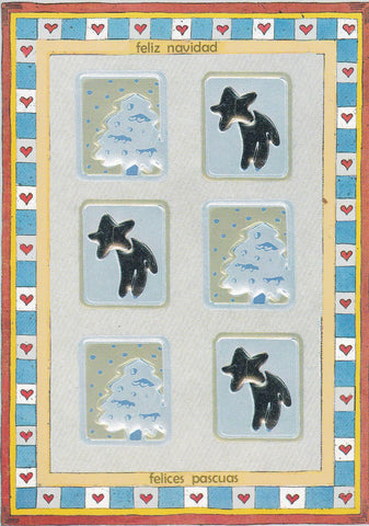 POSTAL B9331: POSTAL NAVIDEÑA MANOS MUNDI