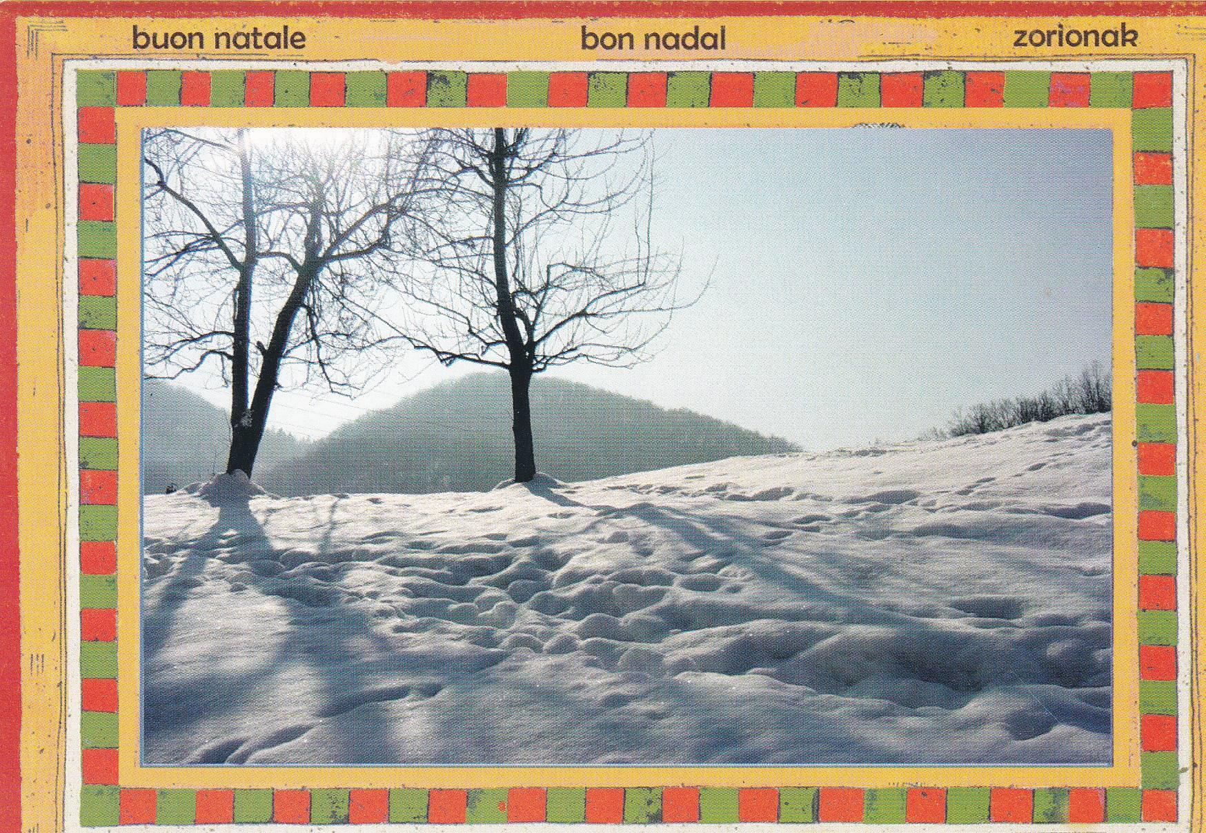 POSTAL B9333: POSTAL NAVIDEÑA MANOS MUNDI