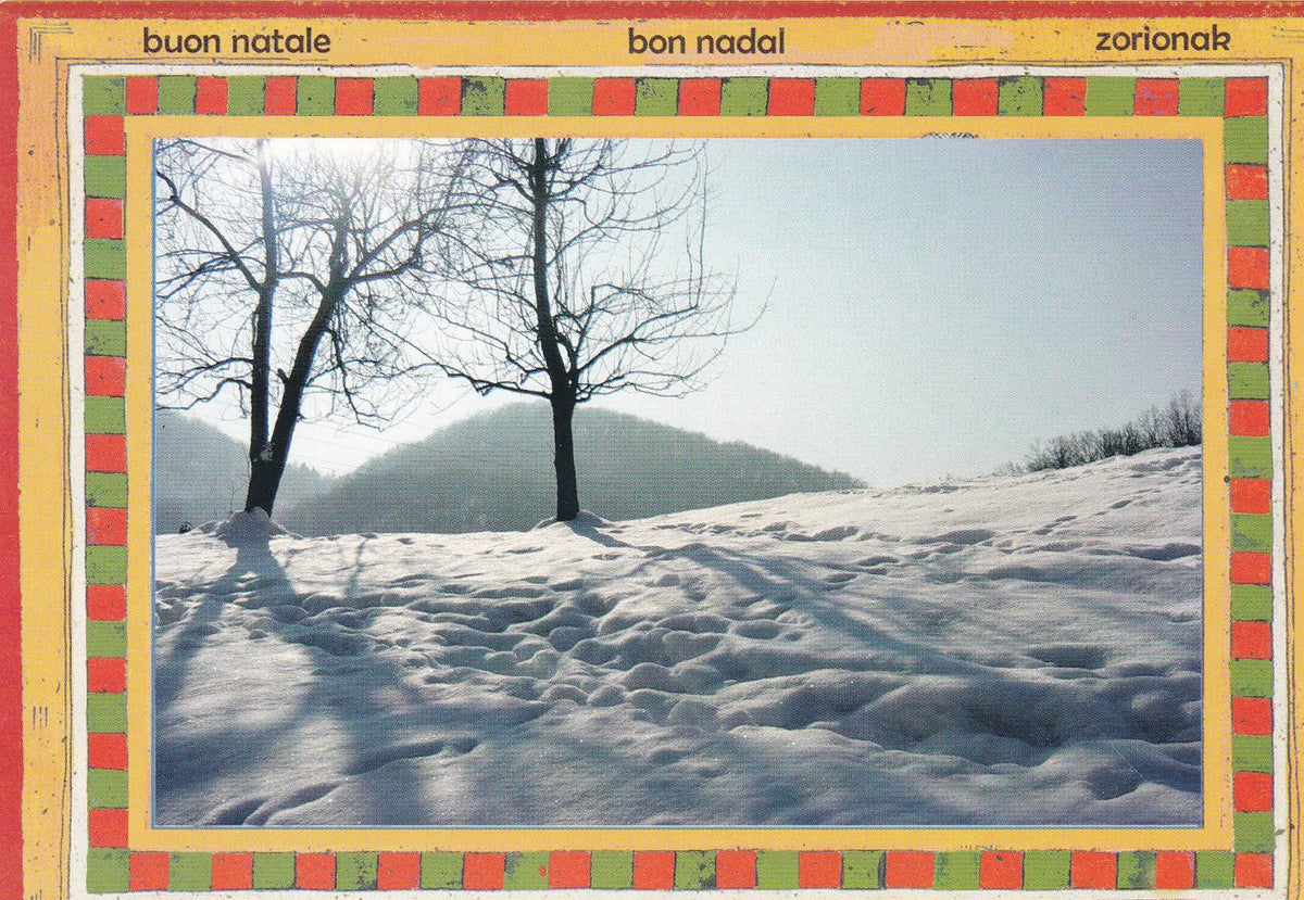 POSTAL B9333: POSTAL NAVIDEÑA MANOS MUNDI