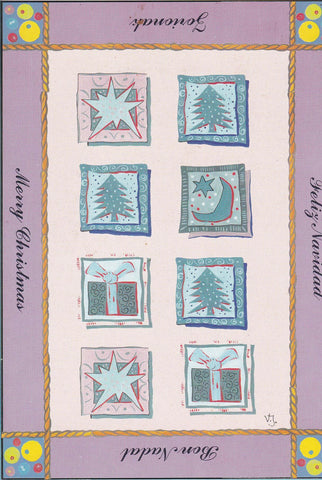 POSTAL B9335: POSTAL NAVIDEÑA MANOS MUNDI
