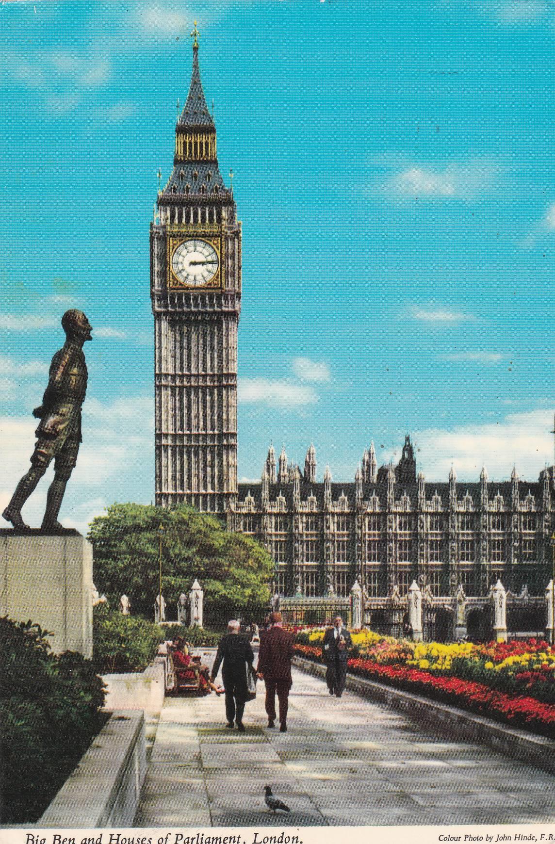 POSTAL B9341: LONDRES: PARLAMENTO BRITANICO