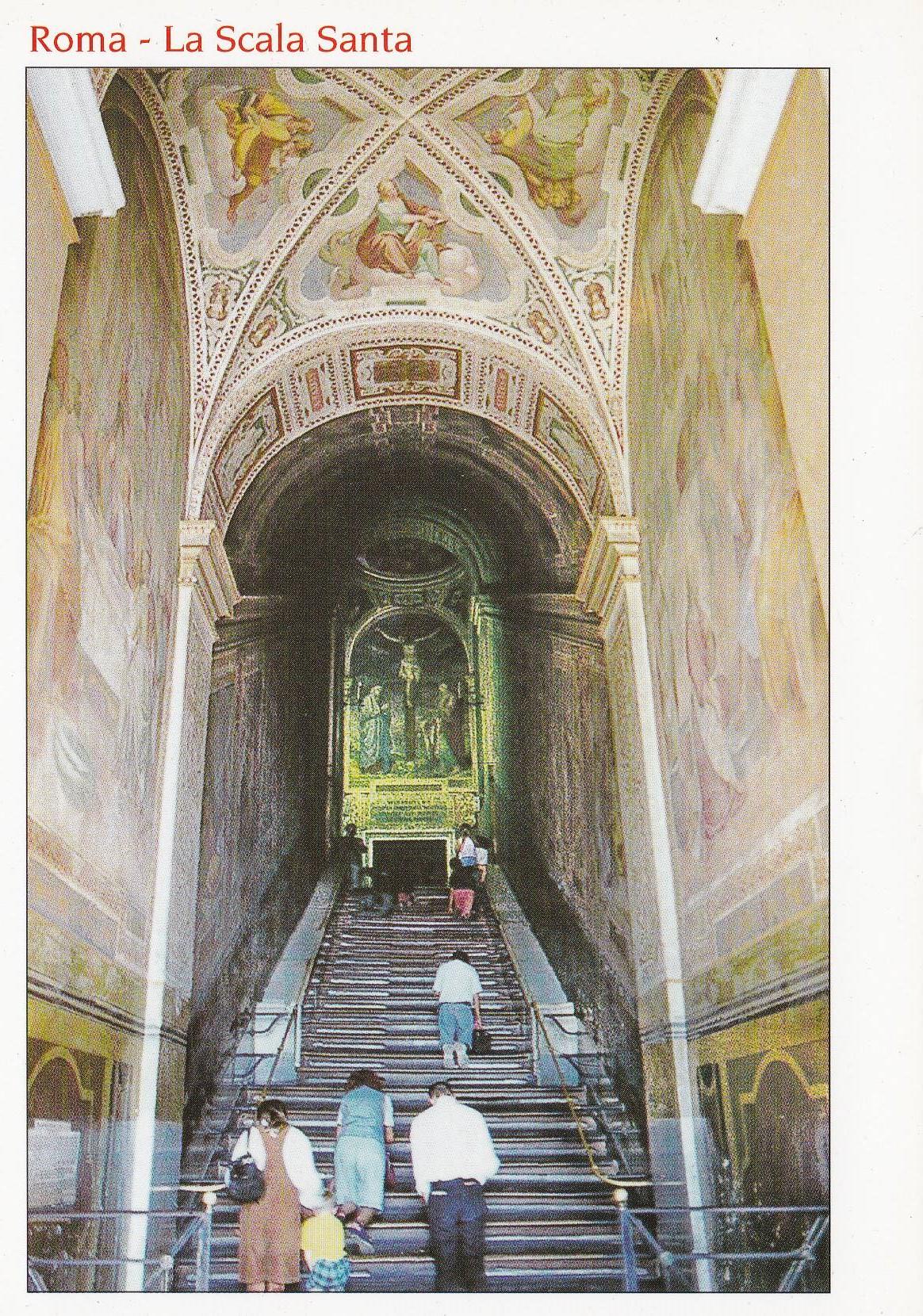 POSTAL B9342: ROMA: SCALA SANTA