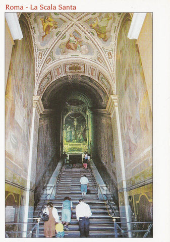 POSTAL B9342: ROMA: SCALA SANTA