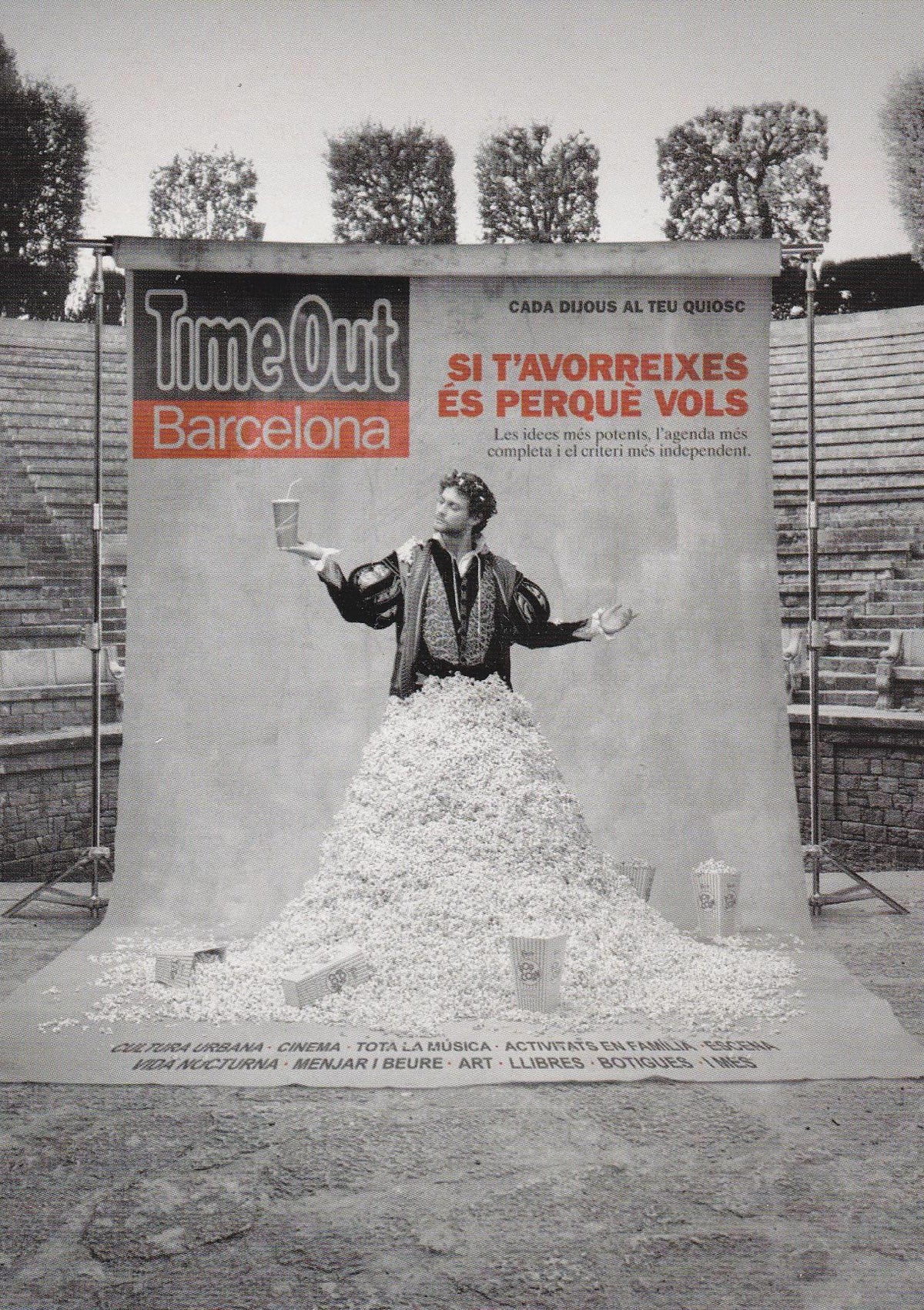 POSTAL B9367: TIME OUT: OCIO Y CULTURA CATALUÑA