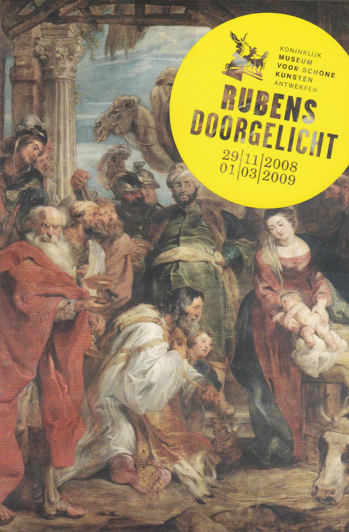 POSTAL B9380: EXPOSICION DE PAUL RUBENS. MUSEO VOOR SCONE
