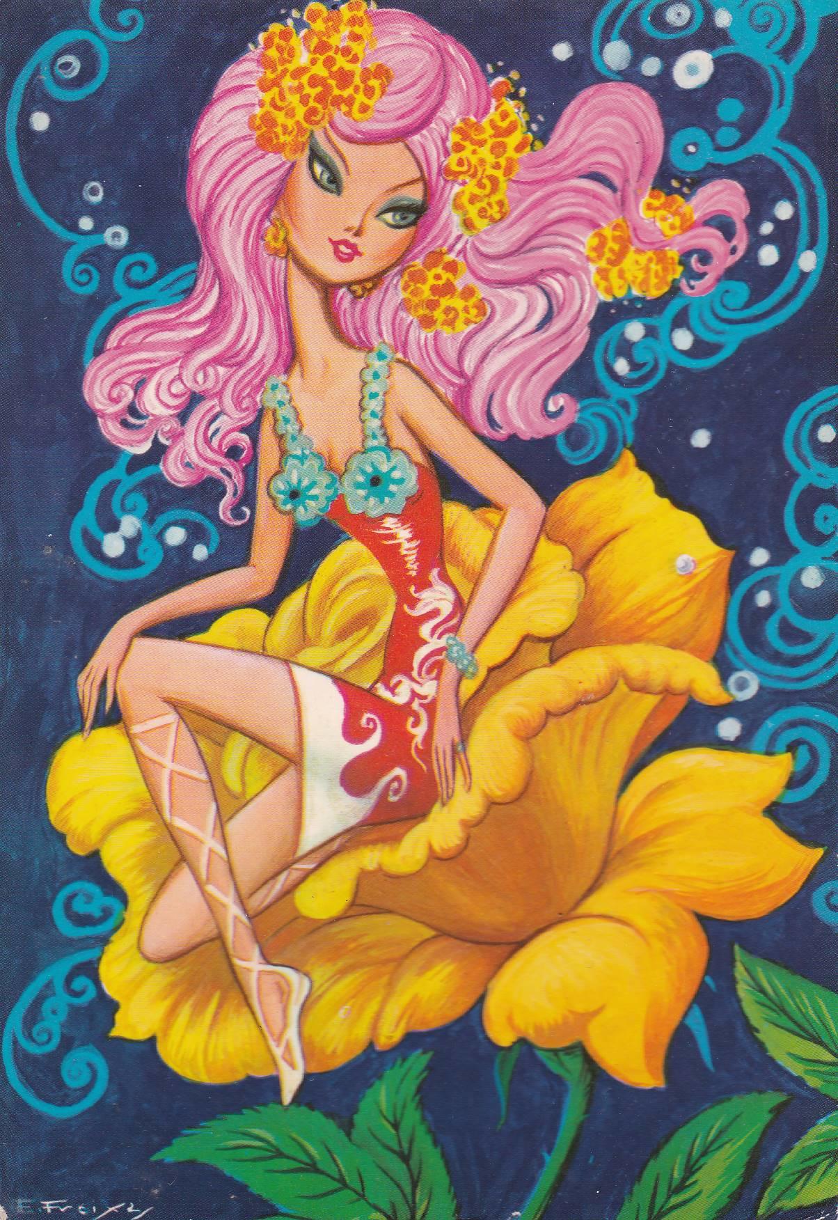 POSTAL B9397: LLORET DE MAR: COLECCION DE NIMFAS