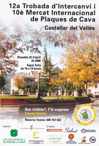 POSTAL B9406: MERCADO DE PLACAS DE CAVA. CASTELLAR DEL VALLES