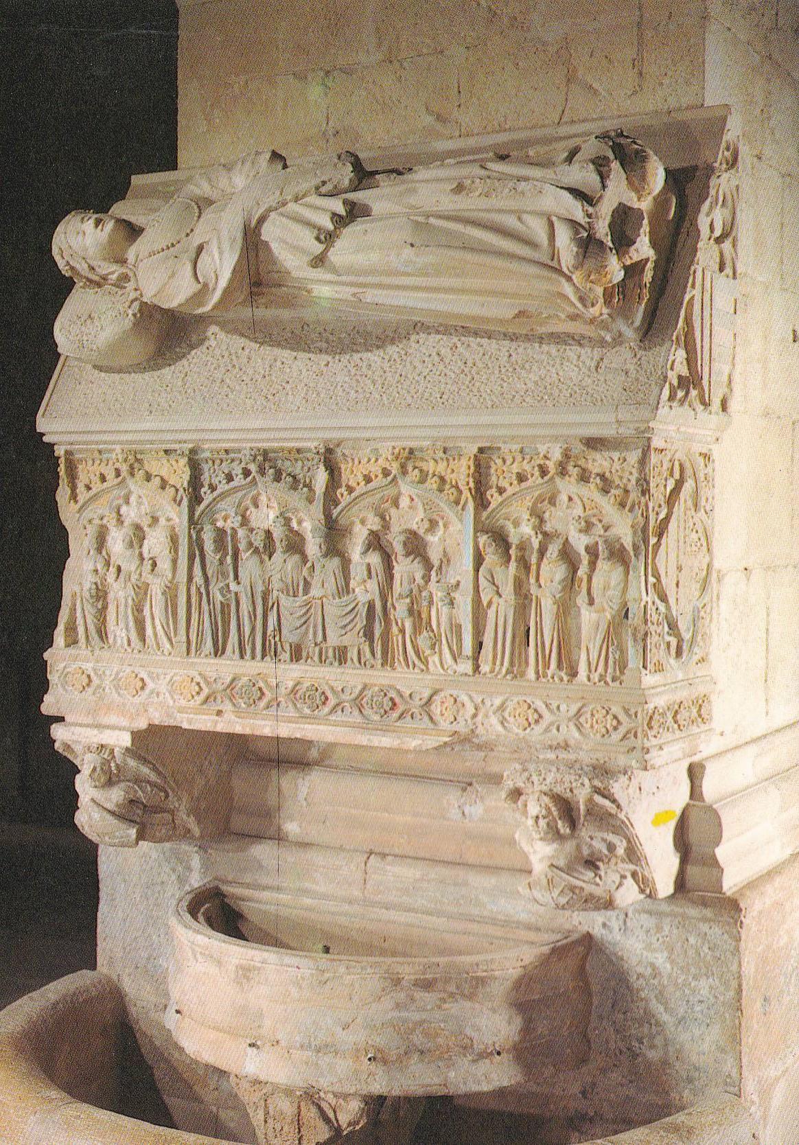 POSTAL B9408: MONASTERIO DE POBLET: SARCOFAGO JOANNA DE EMPURIES