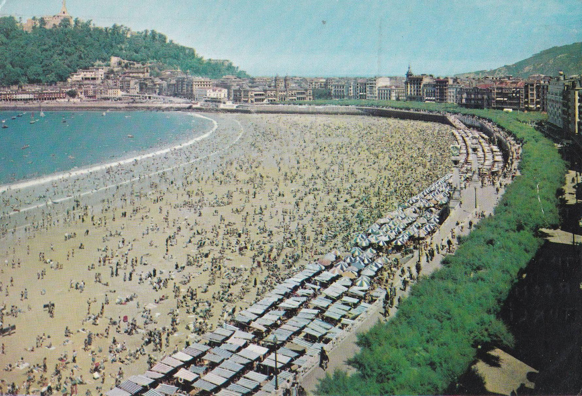 POSTAL B9434: SAN SEBASTIAN: PLAYA DE LA CONCHA