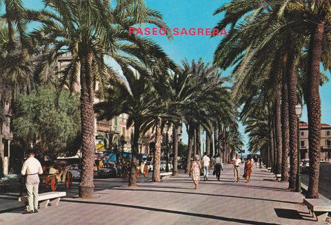 POSTAL B9439: MALLORCA: PASEO SAGRERA