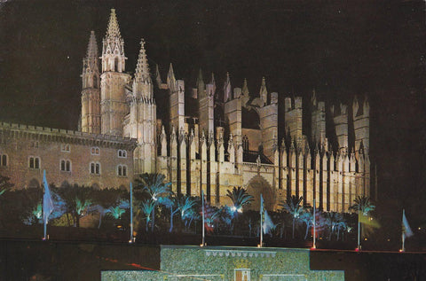 POSTAL B9441: MALLORCA: CATEDRAL VISTA NOCTURNA