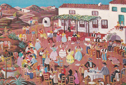 POSTAL B9447: MANUEL BLASCO: FOLKLORE
