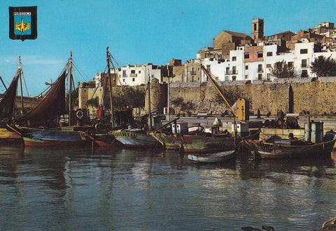 POSTAL B9464: PEÑISCOLA: PUERTO DE PESCADORES