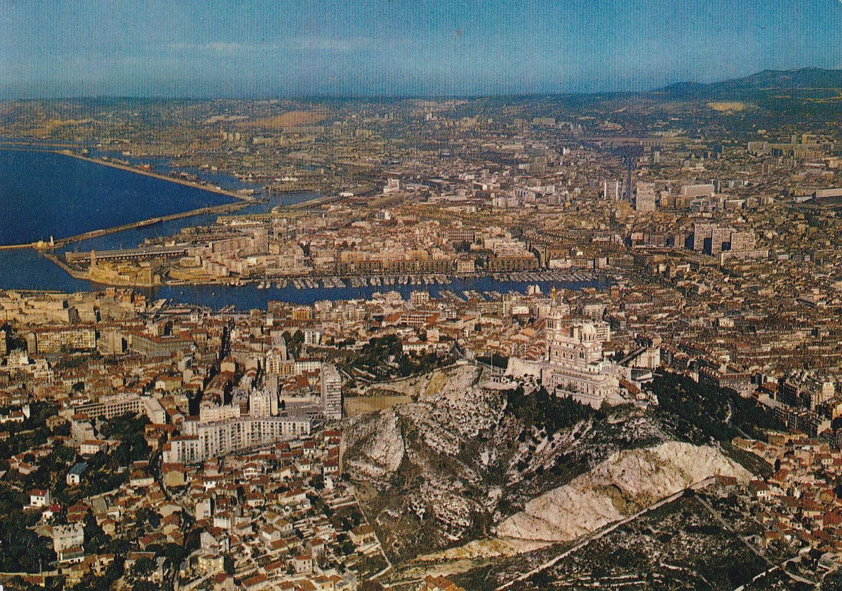 POSTAL B9485: MARSELLA: VISTA AEREA