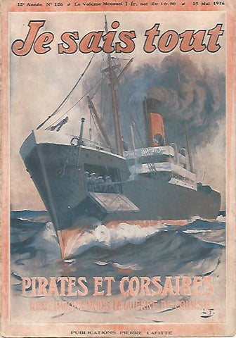 LAMINA 12026: Portada de Je sais tout del 16 de mayo de 1916
