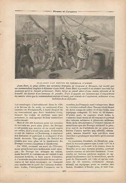 LAMINA 12030: El corsario Jean Bart