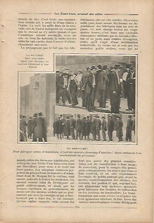 LAMINA 12043: Obreros de la fabrica Remington