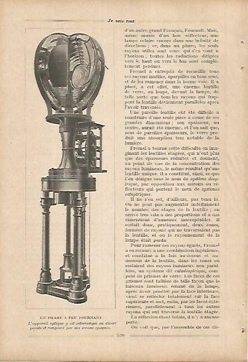 LAMINA 12055: Faro de pie