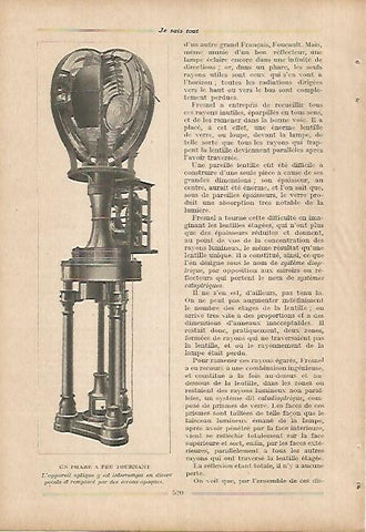 LAMINA 12055: Faro de pie