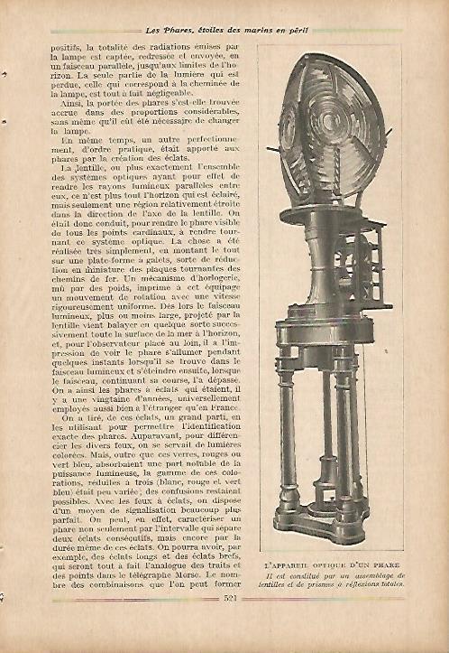 LAMINA 12056: Aparato optico de un faro