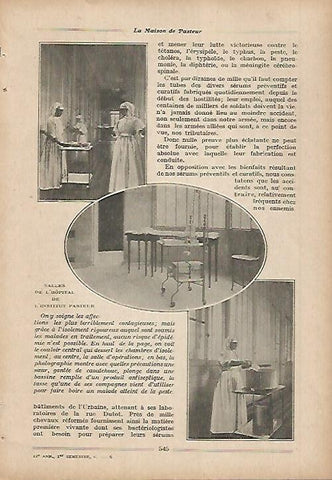 LAMINA 12068: Salas del Hospital Pasteur
