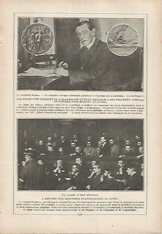 LAMINA 12087: El presidente Wilson 