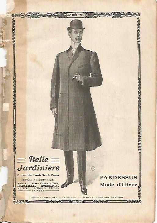 LAMINA 12091: Publicidad de Belle Jardiniere