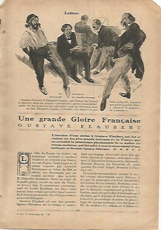 LAMINA 12112: Gustavo Flaubert
