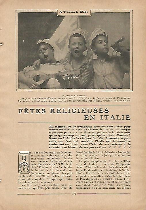 LAMINA 12141: Cantantes napolitanos