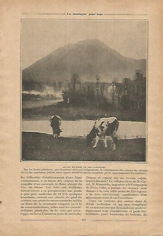 LAMINA 12165: Campos y el Puy de Dome