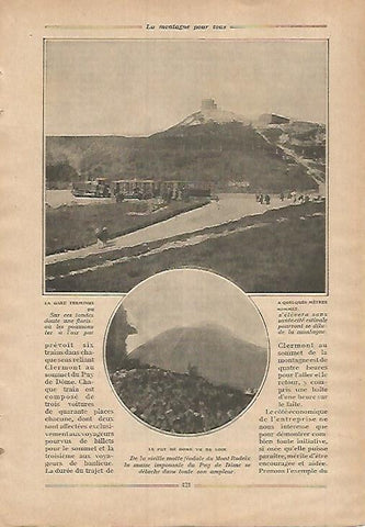 LAMINA 12166: Vista del Puy de Dome