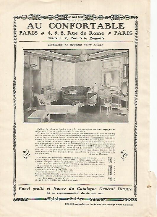 LAMINA 12173: Publicidad del Hotel Au Confortable