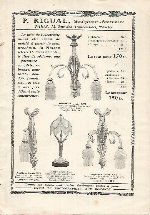 LAMINA 12177: Publicidad de P. Rigual