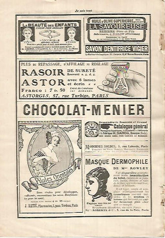 LAMINA 12178: Publicidad de Chocolate Menier