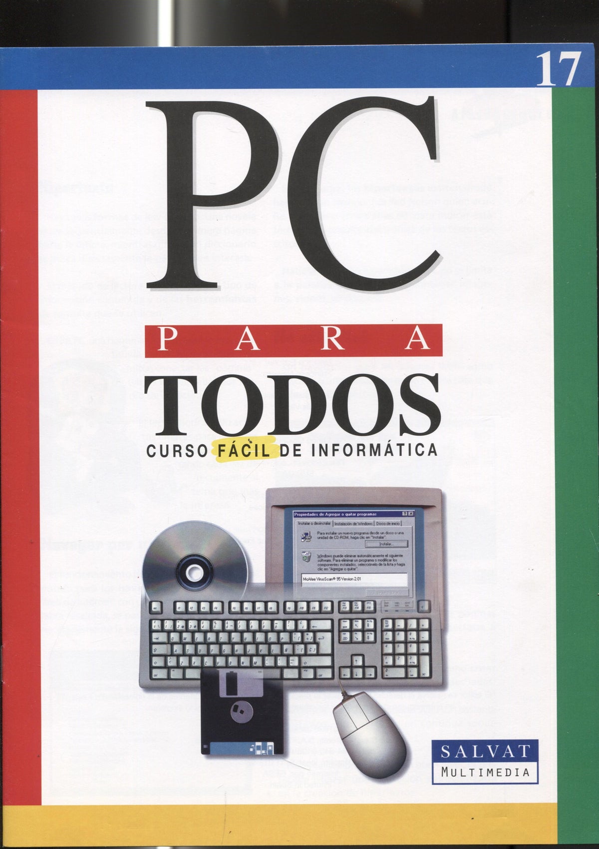 Fasciculo numero 17 del curso facil de informatica PC PARA TODOS