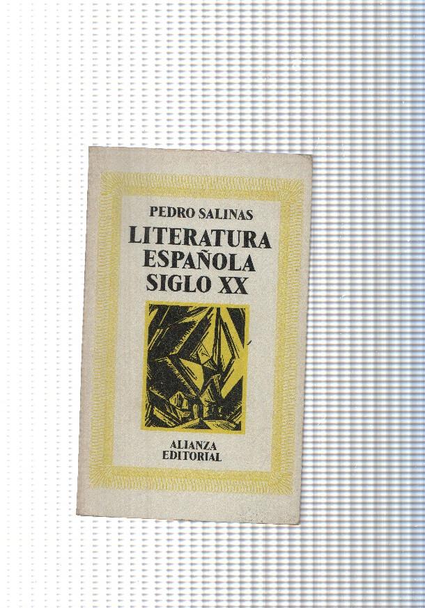 El libro de bolsillonum. 239: Literatura española del siglo XX