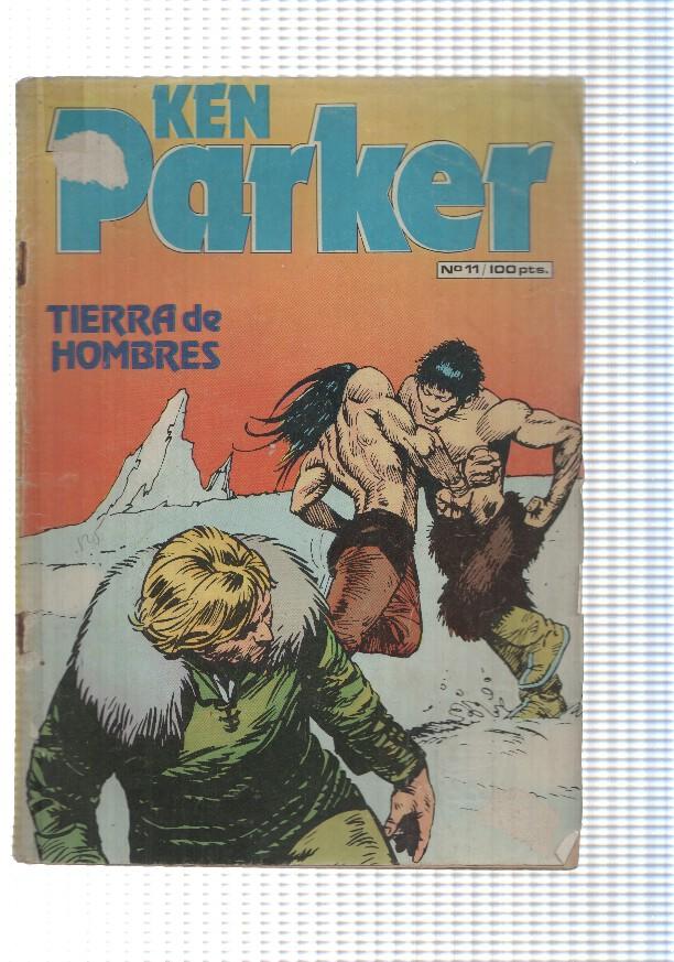 comic: Ken Parker num 11 - Tierra de hombres. Texto: G. Berrardi, dibujos: B. Marraffa