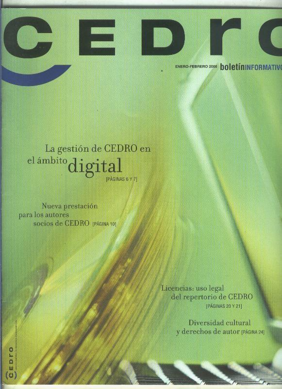 Cedro boletin informativo numero 52 (enero-febrero 2006)